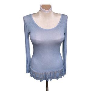 Tizian Cervasio lace detail top size L Italy